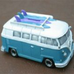 VW Camper Van Money Box Surf 2 Turquoise