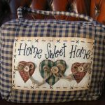 Home Sweet Home Gingham Door Stop