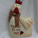 Hen Fabric Door Stop